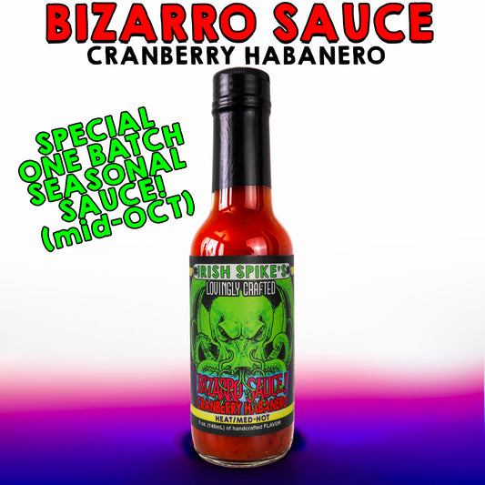 BZO: BIZARRO SAUCE - Cranberry Habanero - med-hot