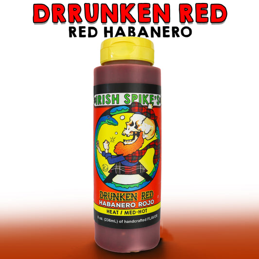 DRE: DRUNNKEN RED - Habanero Rojo - med-hot