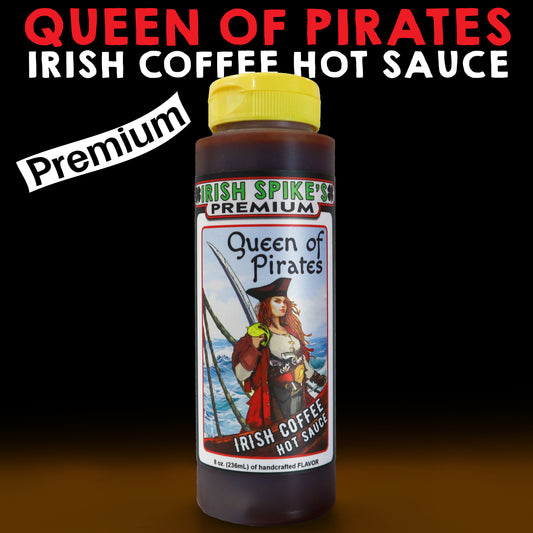 QIC8: QUEEN OF PIRATES - Irish Coffee Hot Sauce - med